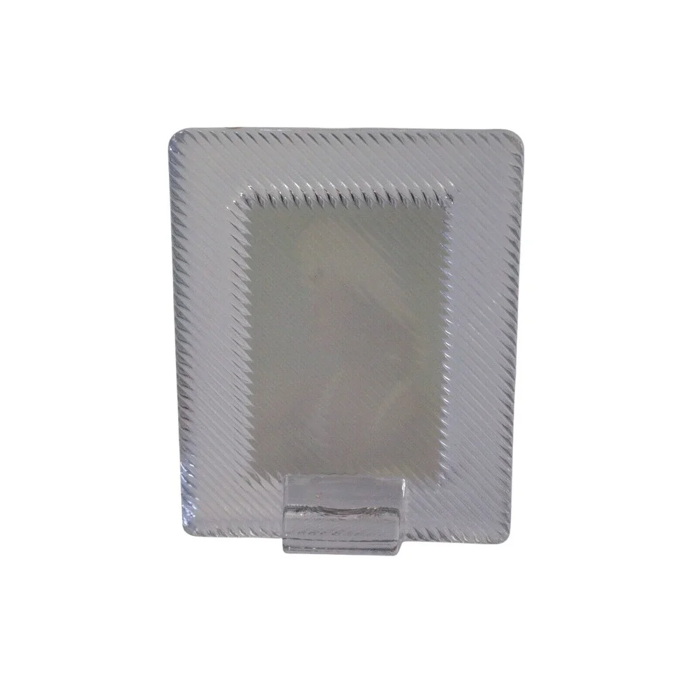 Vintage Crystal Transparent Clear Picture Frame‎ Self Stand